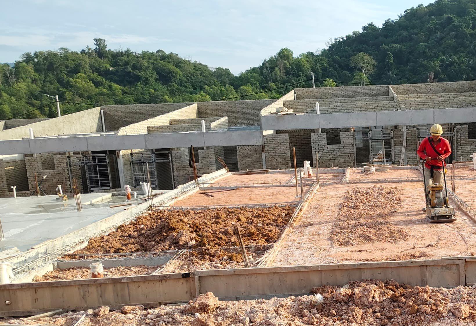 Platform compaction, Jade Hill — Tampin