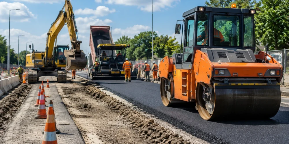 Roadworks Construction
